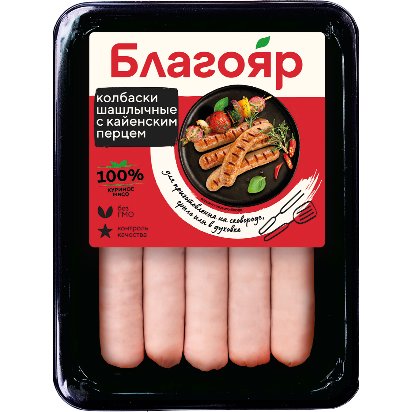 

Колбаски Благояр Шашлычные с кайенским перцем 360 г