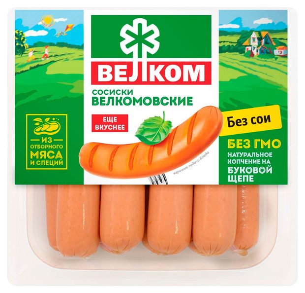 

Сосиски Велком Докторские, 440 г