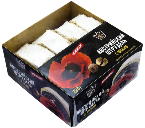 

Штрудель Штрудель&Ко австрийский с маком 280 г упаковка в ассортименте