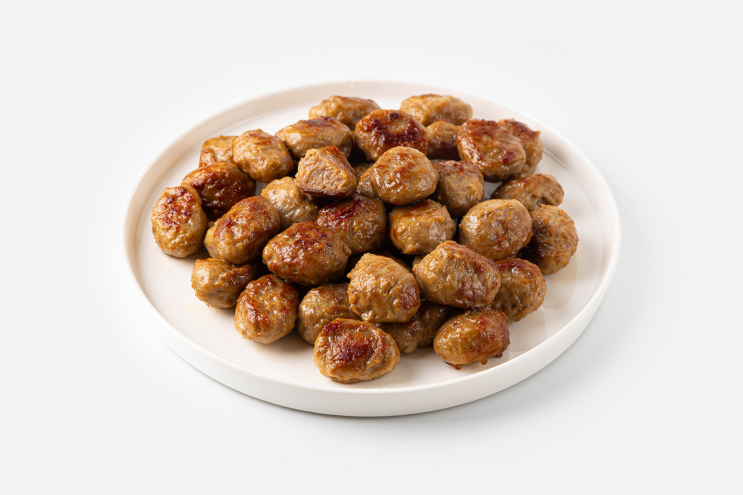 

Фрикадельки мини ВкусВилл из говядины со сливками замороженные 450 г