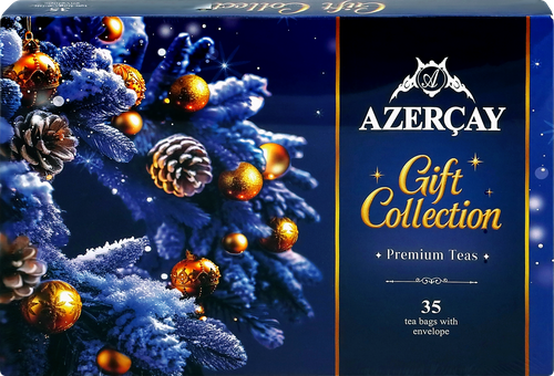 

Чай черный Азерчай Подарочная Новогодняя премиум-коллекция 35 пакетиков х 12.6 г