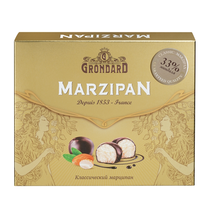 

Конфеты глазированные Grondard Классический марципан 126 г