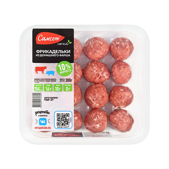 Фрикадельки Самсон из домашнего фарша охлажденные 300 г