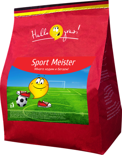 

Трава газонная Hallo grass Sport meister 1 кг