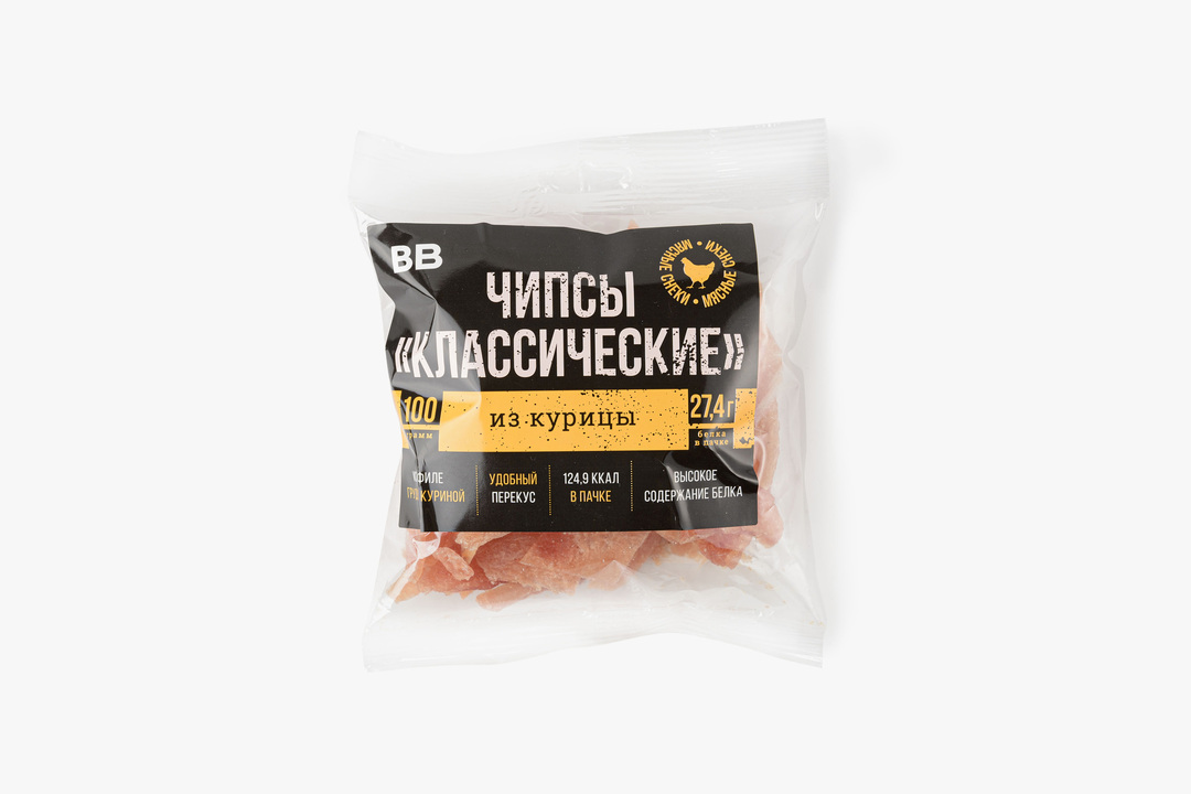 

Чипсы из курицы ВкусВилл Классические 100 г