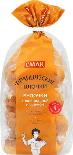 

Бриошь Смак Французские улочки с шоколадной начинкой, 8 шт. 320 г