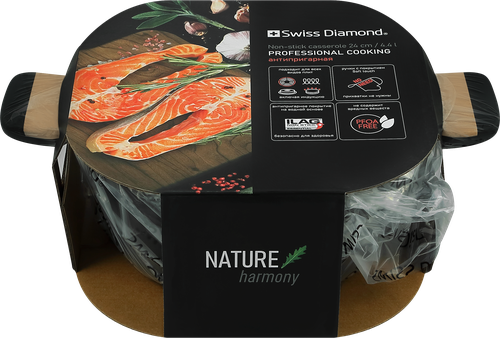 

Кастрюля Swiss Diamond Nature harmony 24х11.5 см антипригарное покрытие с крышкой 4.4 л 20000007204