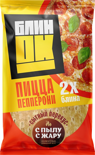 

Блины С пылу с жару БлинОК пицца пепперони 140 г