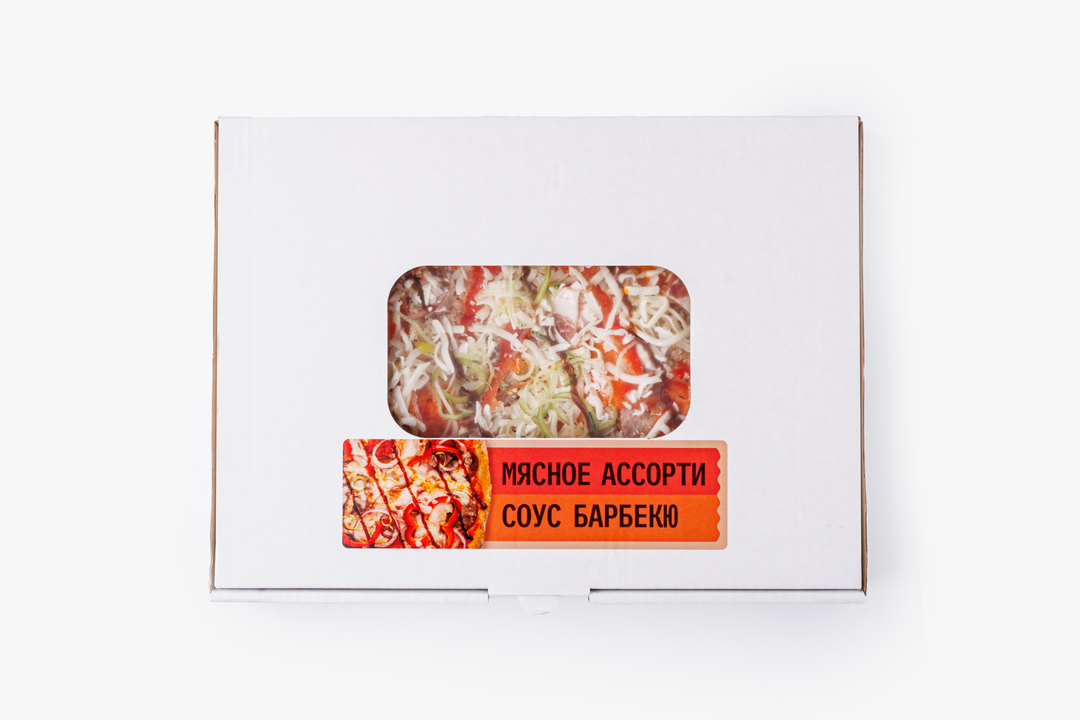 

Пицца римская "Мясное ассорти с соусом барбекю" замороженная 450 г