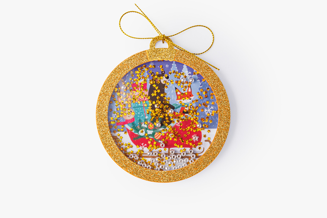 

Набор для творчества ВкусВилл Ёлочная игрушка-шейкер