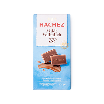 

Шоколад молочный Hachez 33% какао 100 г