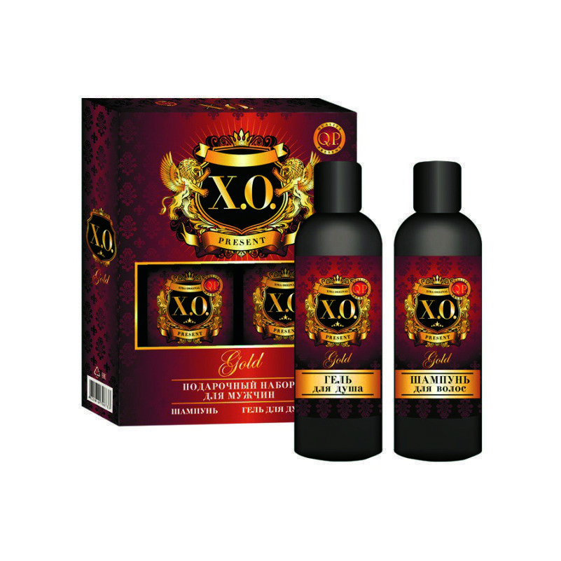 

Набор подарочный Compliment X.O. Gold Гель для душа 250 мл и шампунь 250 мл