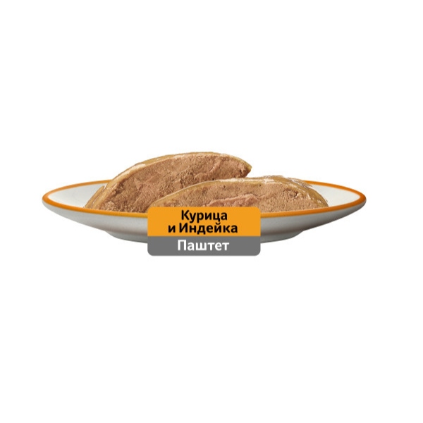 

Влажный корм для кошек Whiskas 1+ от года паштет с курицей и индейкой 75 г