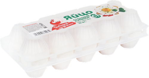 

Яйцо куриное Птицефабрика Любинская С1, 10 шт. 600 г