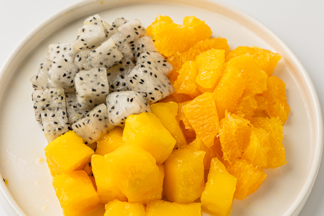 

Фруктовый микс Фруткорт Манго, питахайя, апельсин 260 г