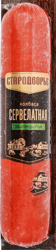

Колбаса Стародворье Сервелатная по-Стародворски варено-копченая вес