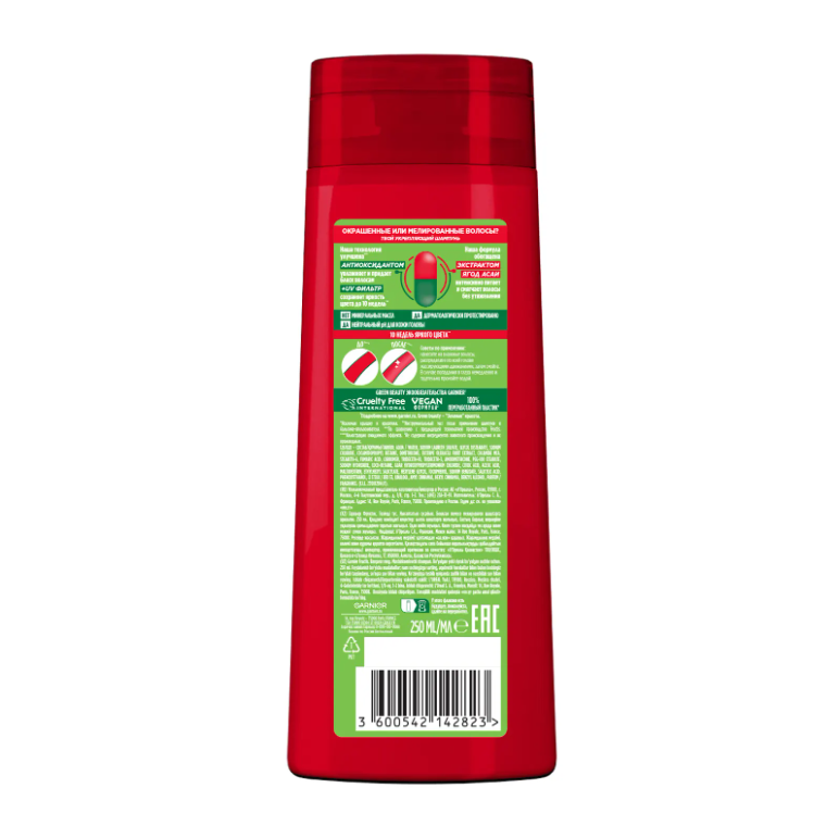 

Шампунь для волос Garnier Fructis Стойкий Цвет 250 мл