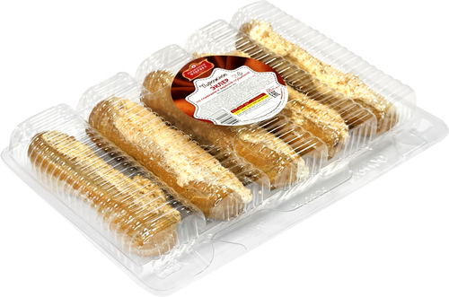 

Пирожное Новокузнецкая КФ Эклер со сливками и вареной сгущенкой 5 шт. x 45 г