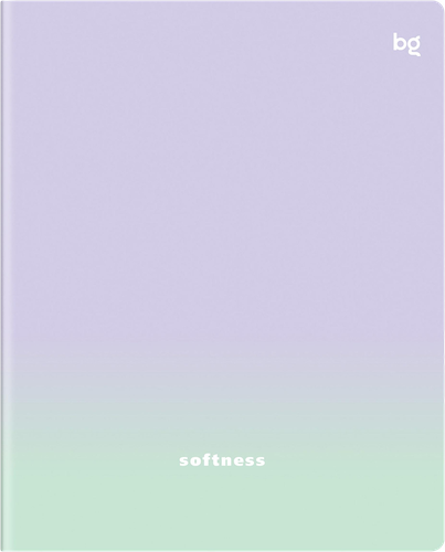 

Тетрадь BG Дыхание цвета 80 л, А5, клетка, soft-touch ламинация, 1 шт. в ассортименте