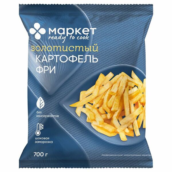 Картофель Фри замороженный Маркет Перекрёсток, 700 г