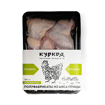 

Крыло Куркод цыпленка-бройлера без кисти вес