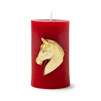 

Свеча столбик с Символом года красный 9.8 см