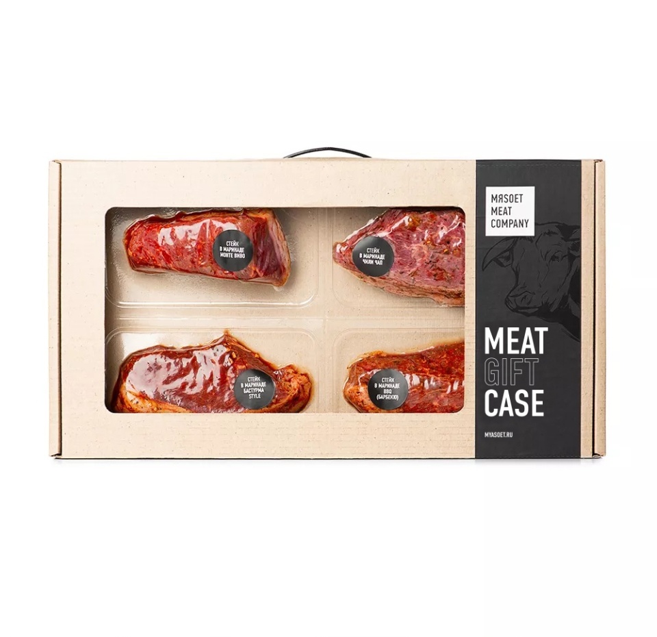 

Набор говяжьих стейков в маринаде, Мяsoet Meat Company