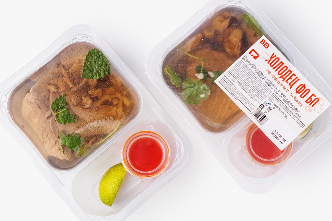 

Холодец ВкусВилл из говядины Фо Бо с лаймом 360 г