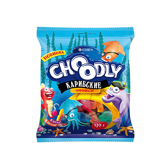 

Жевательный мармелад Essen Choоdly карибские чумиксы 170 г