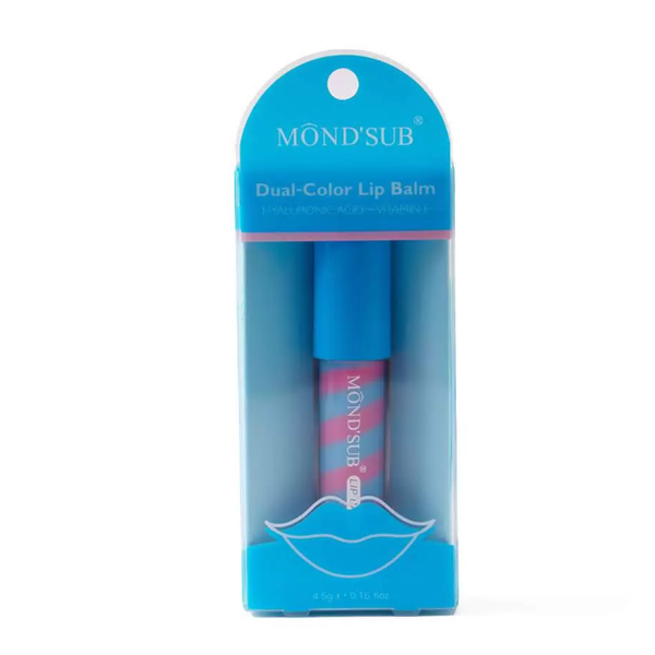 Бальзам для губ Mond'Sub двухцветный с гиалуроновой кислотой и витамином Е, 4.5 г