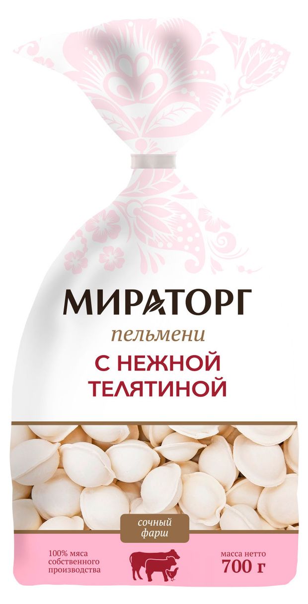 

Пельмени Мираторг с нежной телятиной 700 г