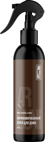 

Освежитель воздуха Arluni парфюмированный для дома амбра ваниль пион 300 мл