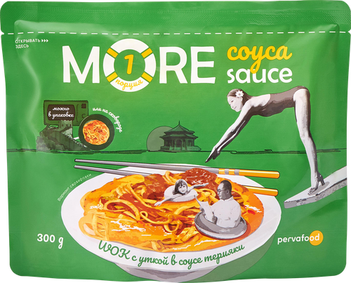 

Вок Pervafood с уткой в соусе терияки 300 г