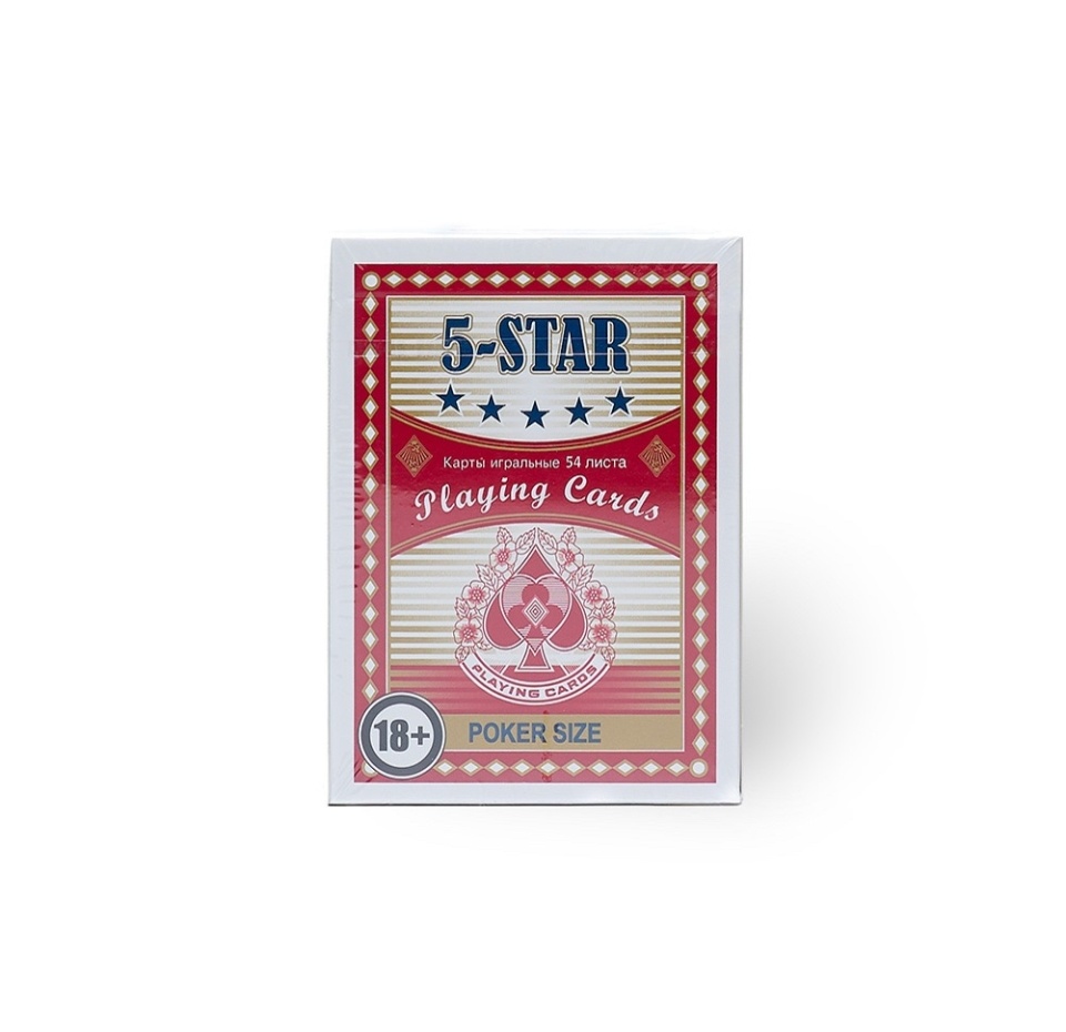 

Игральные карты 5-star poker size