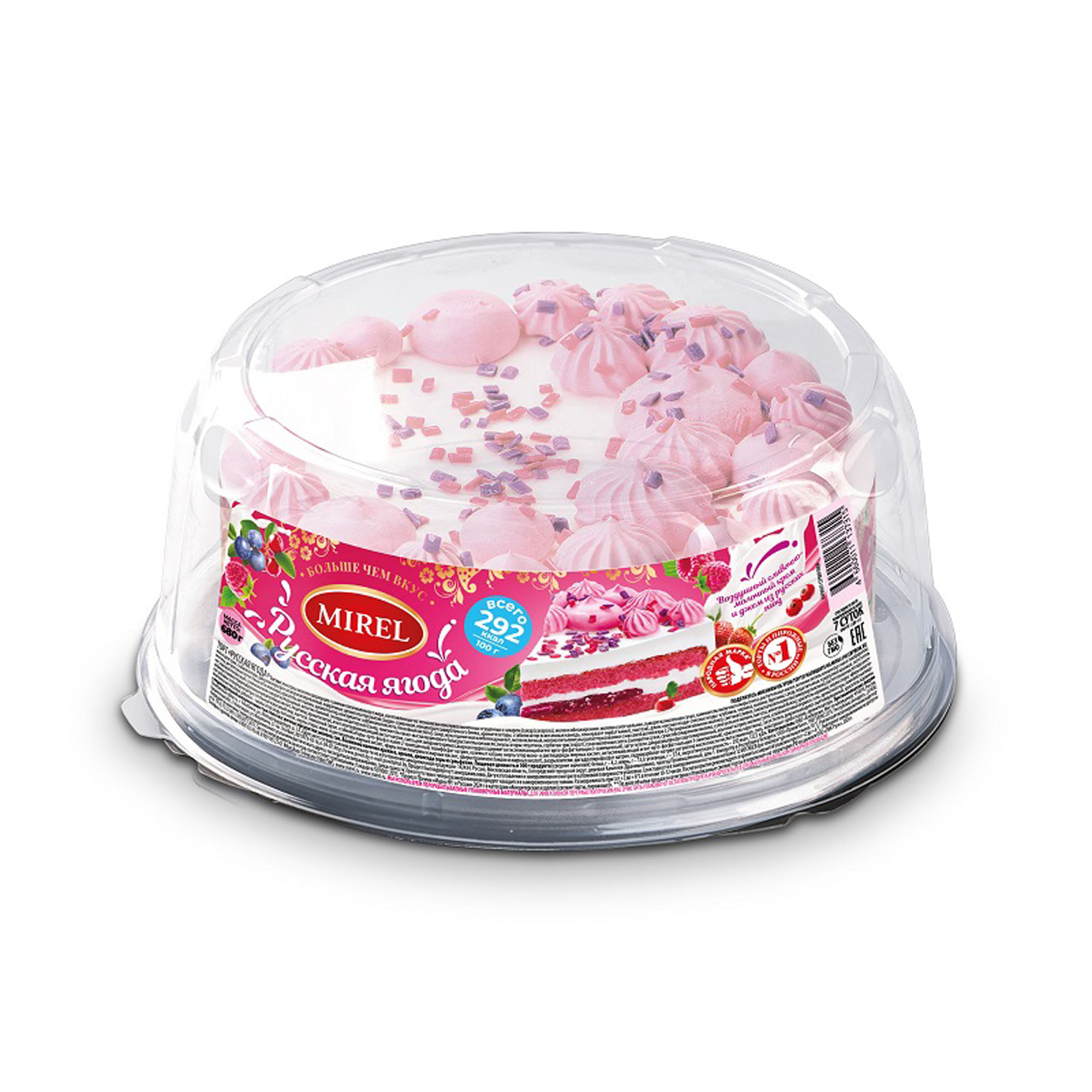 

Торт Mirel Русская ягода 680 г