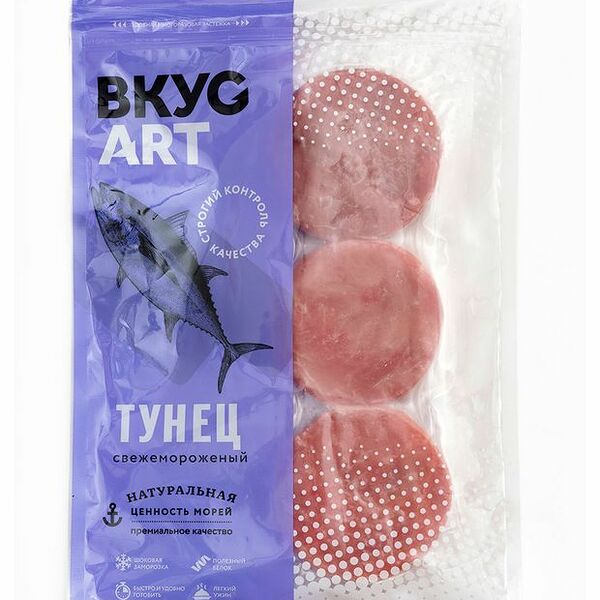 Тунец ВкусАрт медальоны замороженные 400 г