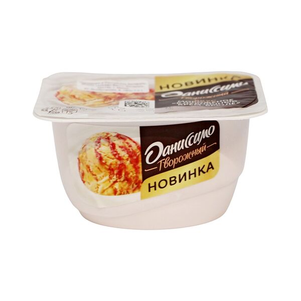 Продукт творож Даниссимо Творожок Мороженое клубн крем-брюле 130г