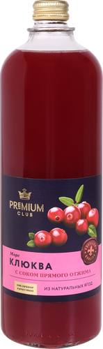 

Морс Premium Club Клюквенный 1 л