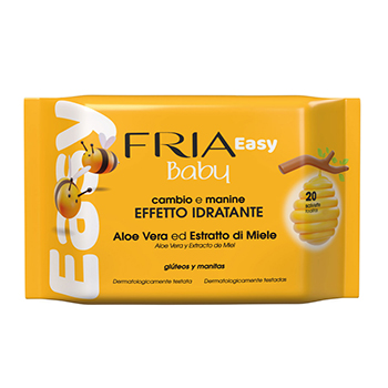 

Салфетки влажные детские Fria Алоэ вера и мёд 20 шт.