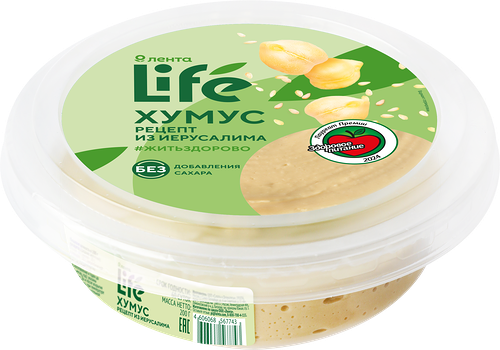 Хумус ЛЕНТА LIFE Рецепт из Иерусалима 200 г