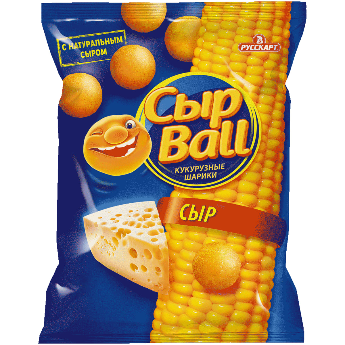 

Кукурузные шарики Сыр Ball со вкусом сыра 140 г