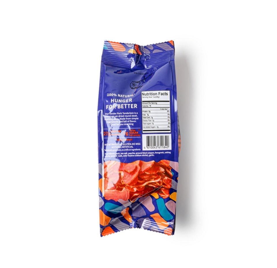 

Снэки Dalla Natura Lomo Iberico сыровяленые из свинины 28 г