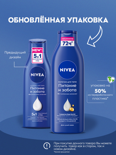 

Молочко для тела Nivea Питание и забота для сухой кожи 250 мл