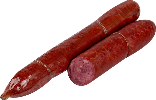 

Колбаса копчено-вареная сервелат говяжий вес