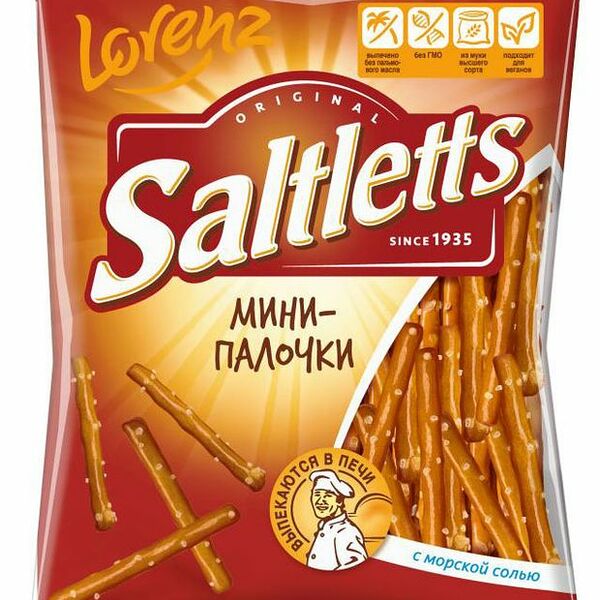 Мини-палочки Saltletts с морской солью 70 г