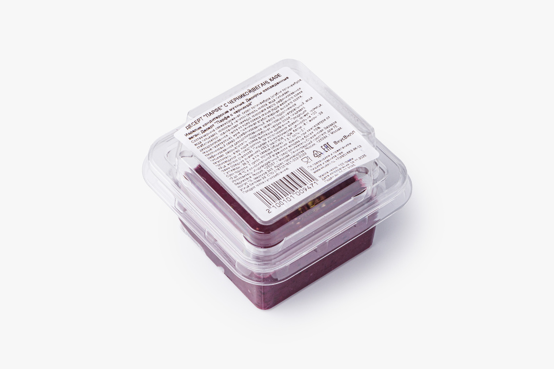 

Десерт ВкусВилл Парфе веган с черникой 100 г