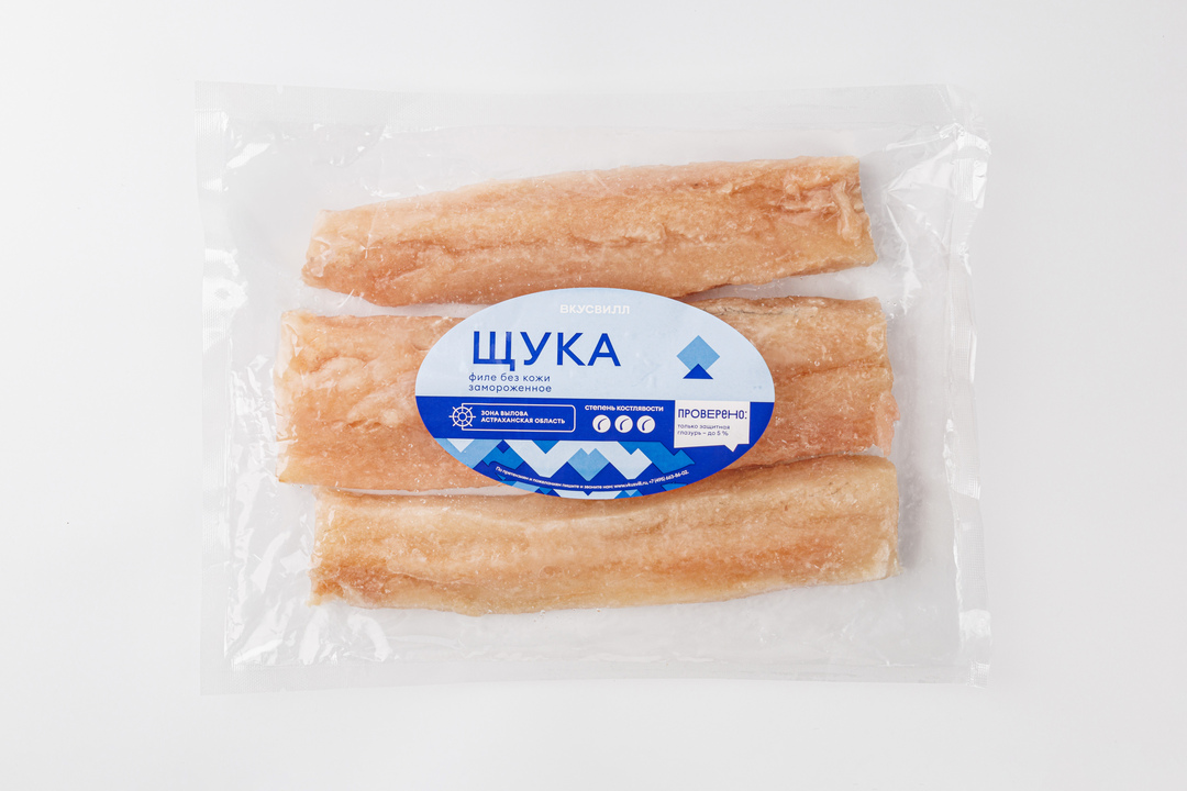 

Щука ВкусВилл филе без кожи замороженная вес