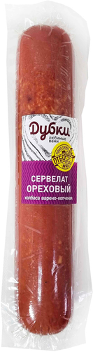 

Колбаса Дубки Сервелат Ореховый варено-копченый весовая