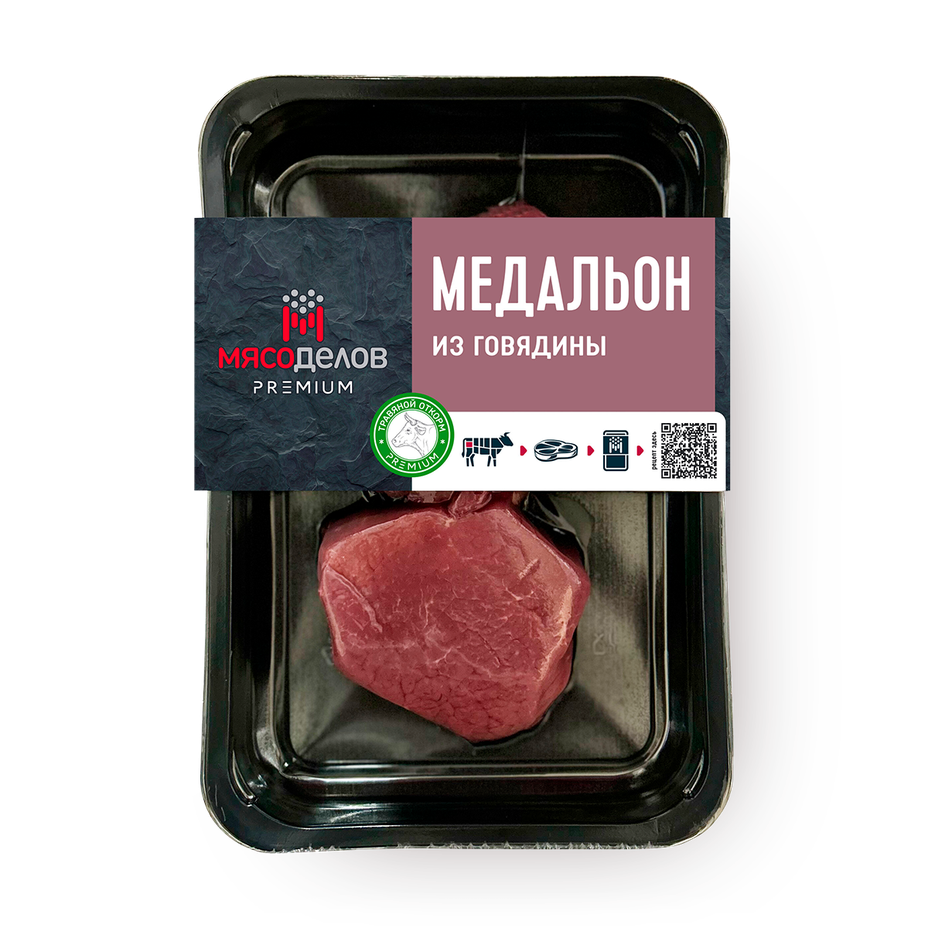 

Медальон из говядины Мясоделов охлажденный, 350 г