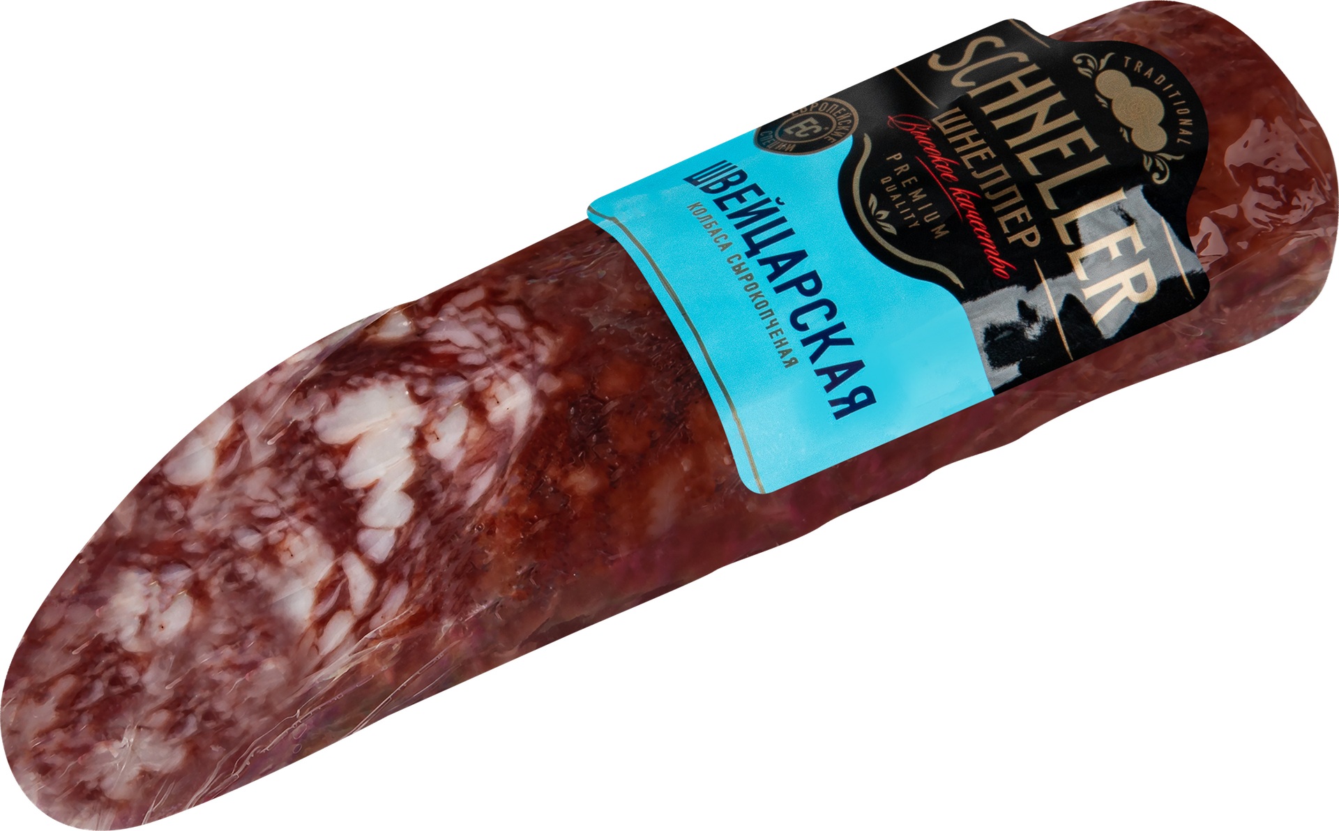 

Колбаса Schneller Швейцарская сырокопченая 150 г